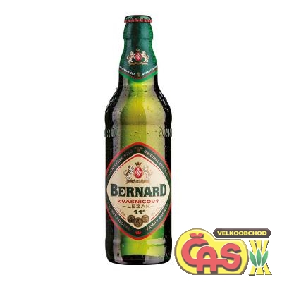 Pivo Bernard světlý ležák 4.5% kvasnicový 0.5l