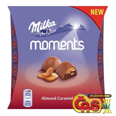 Bonboniéra Milka Moments Almond  95g