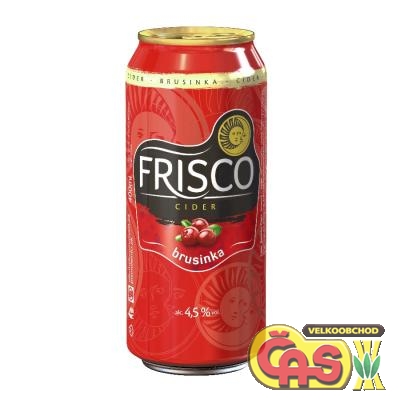 CIDER FRISCO 0.4l BRUSINKA PLECH