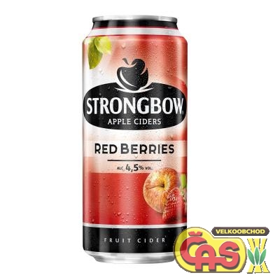 CIDER STRONGBOW REDBERRIES 0.44l plech
