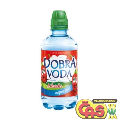 DOBRÁ VODA 0.33l  JAHODA NEPERLIVÁ