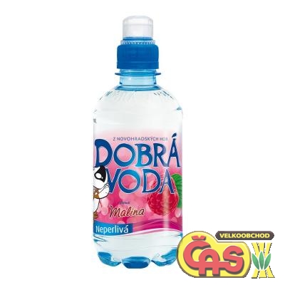 Dobrá voda 0.33l PET malina