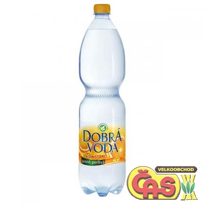DOBRÁ VODA 1.5l POMERANČ PET
