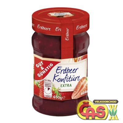 Džem jahoda extra     450g Gut & Gunstig