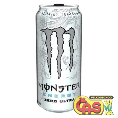 ENER.NÁPOJ MONSTER 0.5l ZERO ULTRA bílý