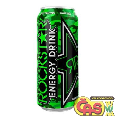Ener.nápoj Rockstar 0.5l killer citrus plech