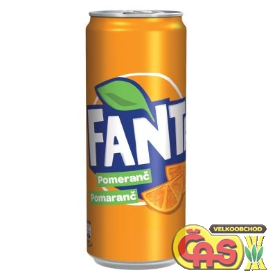 FANTA POMERANČ 0.33l PLECH