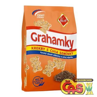 Grahamky s chia semínky 90g