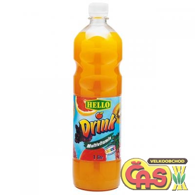 HELLO DRINK MULTIVITAMÍN  1l PET