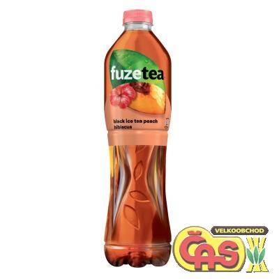 LEDOVÝ ČAJ FUZE TEA 1.5L ČERNÝ - BROSKEV + IBIŠEK PET