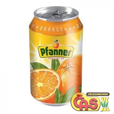LEDOVÝ ČAJ PFANNER POMERANČ 50% 0.33l plech
