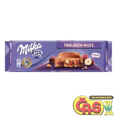 MILKA  270g TRAUBEN-NUSS  (rozinky-oříšek)