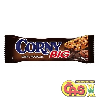 MÜSLI CORNY BIG HOŘKÁ ČOKOLÁDA 50g