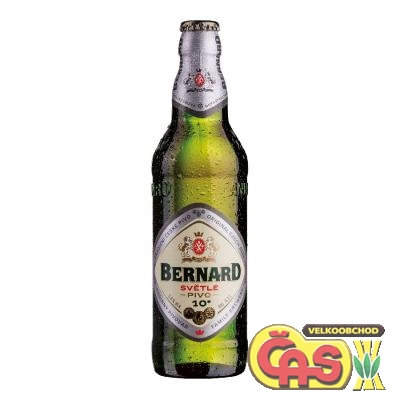 PIVO  BERNARD 10% světlé pivo  0.5l sklo