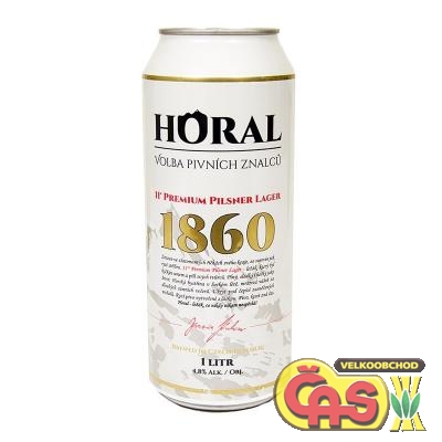 PIVO HORAL 11% 1l plech