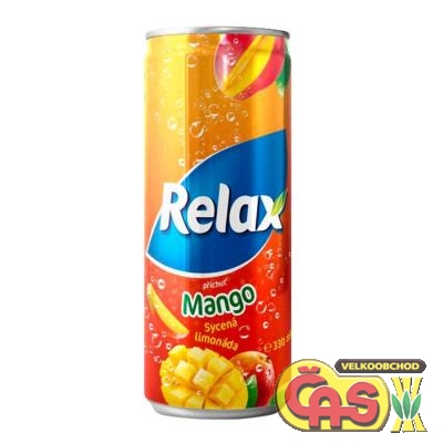 Relax 0.3l mango plech