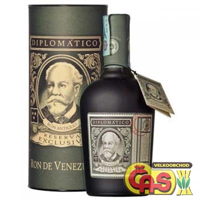 RUM DIPLOMATICO RESERVA EXLUSIVA TUBA 12-letý 40%