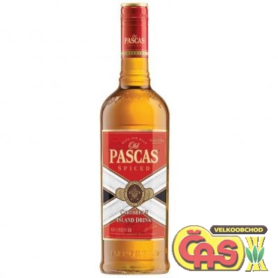 RUM OLD PASCAS SPICED 0.7 37.5%