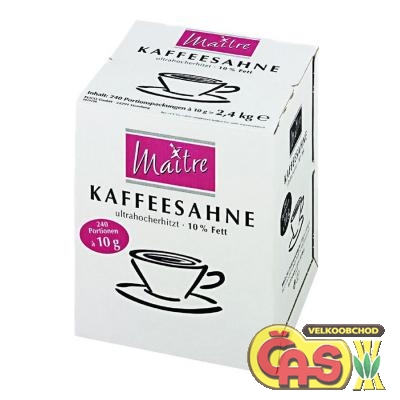 SMETANA   DO KÁVY 240ks x10g     MAITRE porcovaná, nalámaná