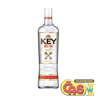 STOCK KEY RUM WHITE 1l   37.5%