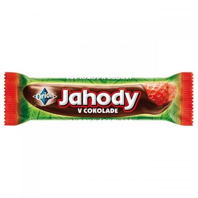 TYČINKA JAHODY V ČOKOLÁDĚ 45g