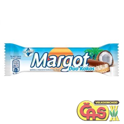 TYČINKA MARGOT 50g DUO KOKOS