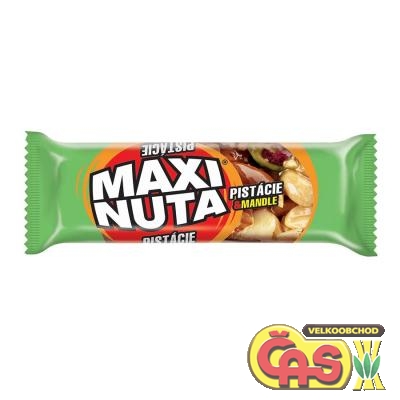 Tyčinka Maxi Nuta pistácie+mandle 35g