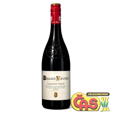 VÍNO BELLES VIGNES Carignan Syrah 0.75l Francie