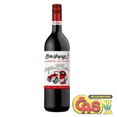 VÍNO BON VOYAGE CABERNET SAUVIGNON  0.75l nealko