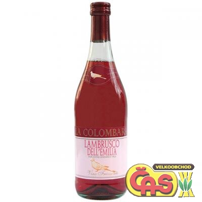 VÍNO LAMBRUSCO COLOMBARA ROSATO 0.75l