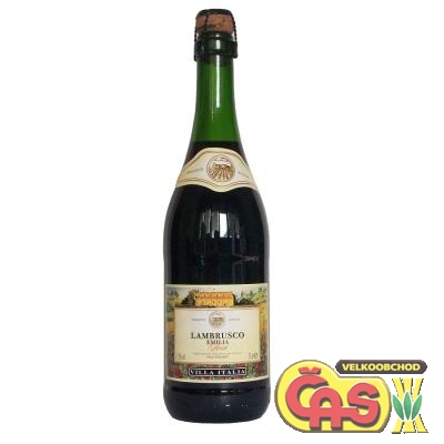 VÍNO LAMBRUSCO EMILIA ROSSO  0,75l