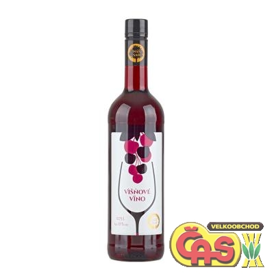 VÍNO  NÁŠ SAD VIŠŇOVÉ 0.75l ovocné