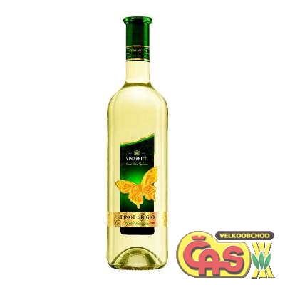 VÍNO  PINOT GRIGIO 0.75  MOTÝL Rulandské šedé