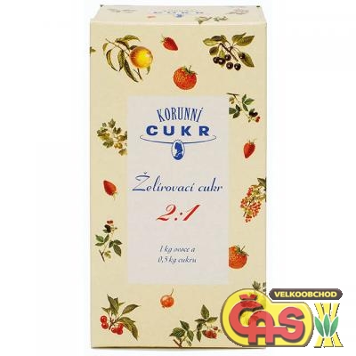ŽELÍROVACÍ CUKR 2:1 500g KORUNNÍ