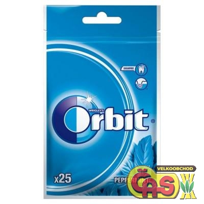ŽVÝKAČKY ORBIT SÁČEK! DR.PEPPER 25 dražé (35g)