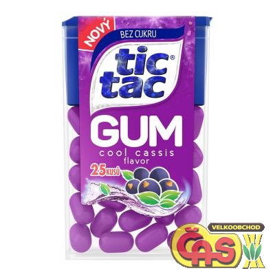 Žvýkačky Tic Tac Cool Cassis 12.1g